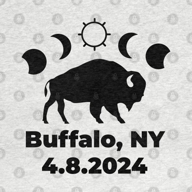 Buffalo Total Solar Eclipse 2024 by KatelynDavisArt